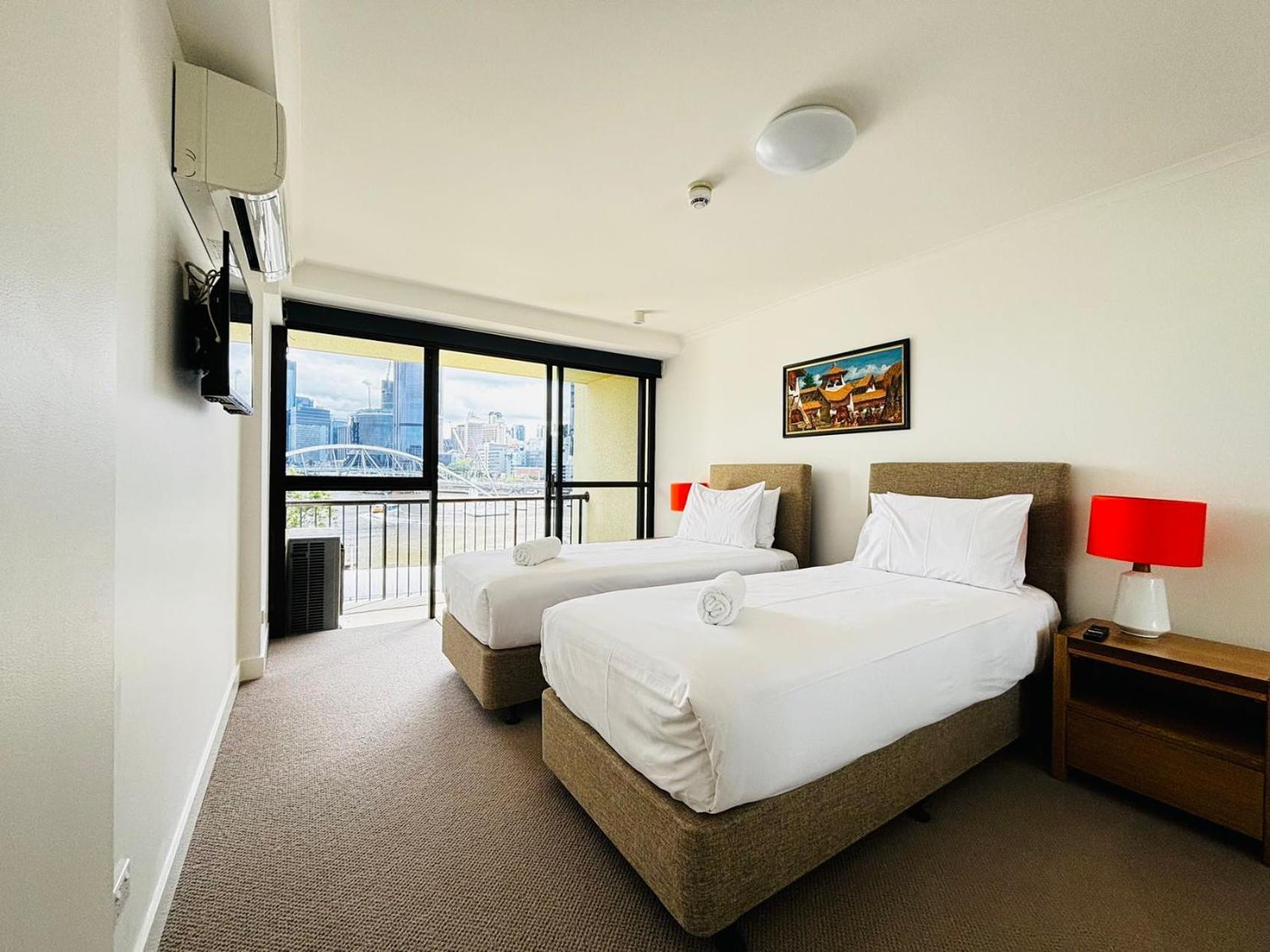 River Plaza Apartments Brisbane Southbank מראה חיצוני תמונה
