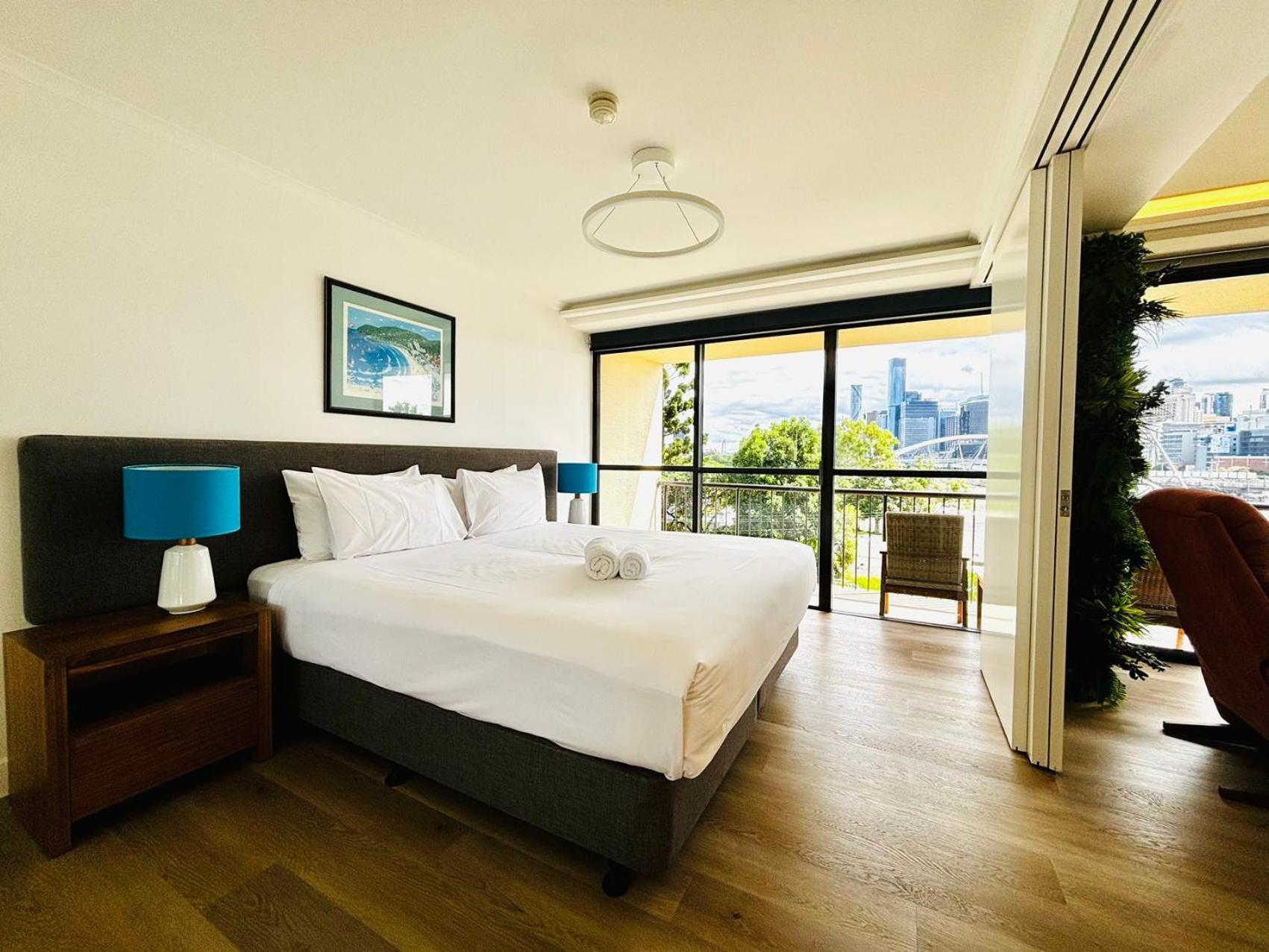 River Plaza Apartments Brisbane Southbank מראה חיצוני תמונה