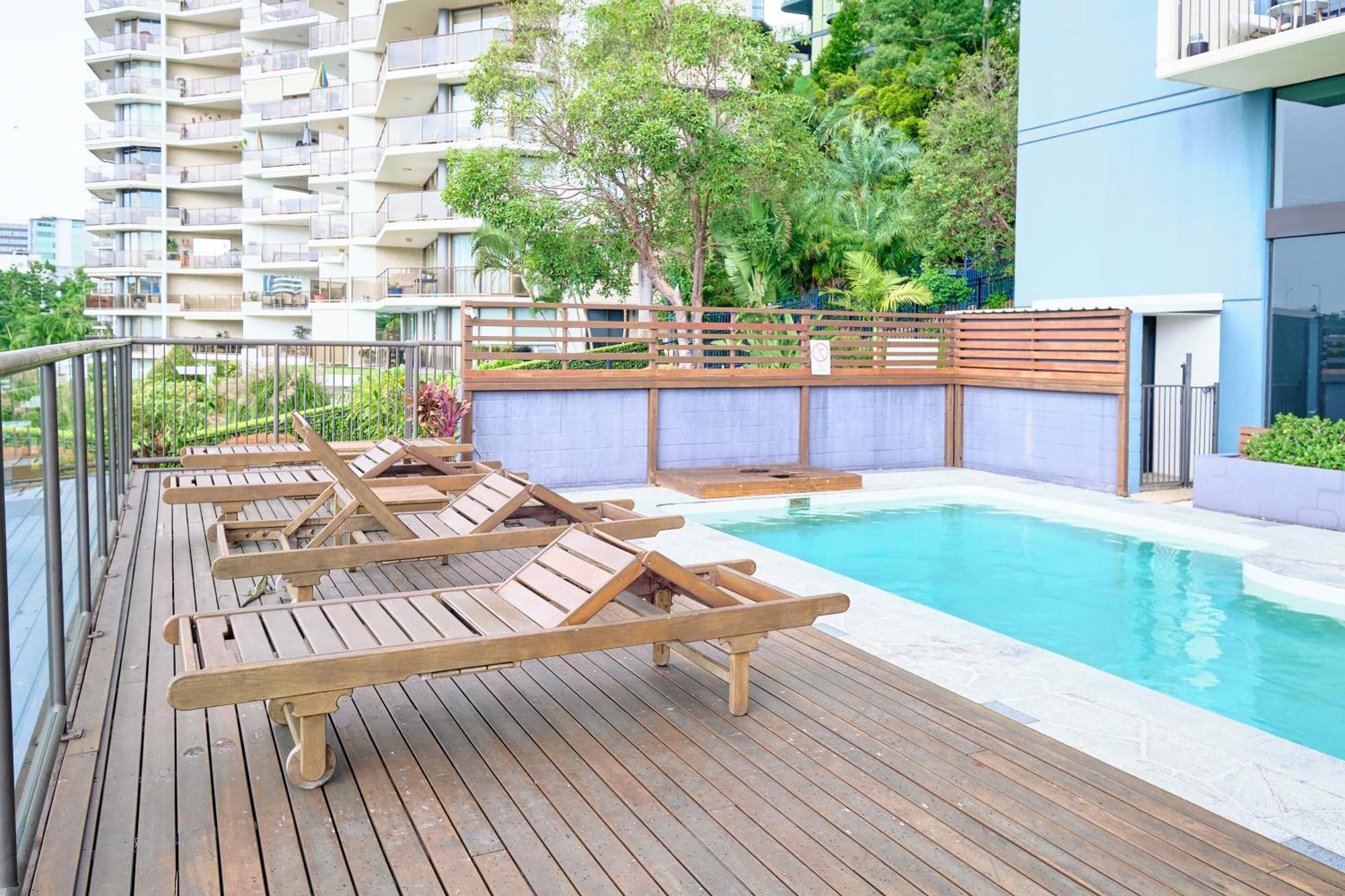 River Plaza Apartments Brisbane Southbank מראה חיצוני תמונה
