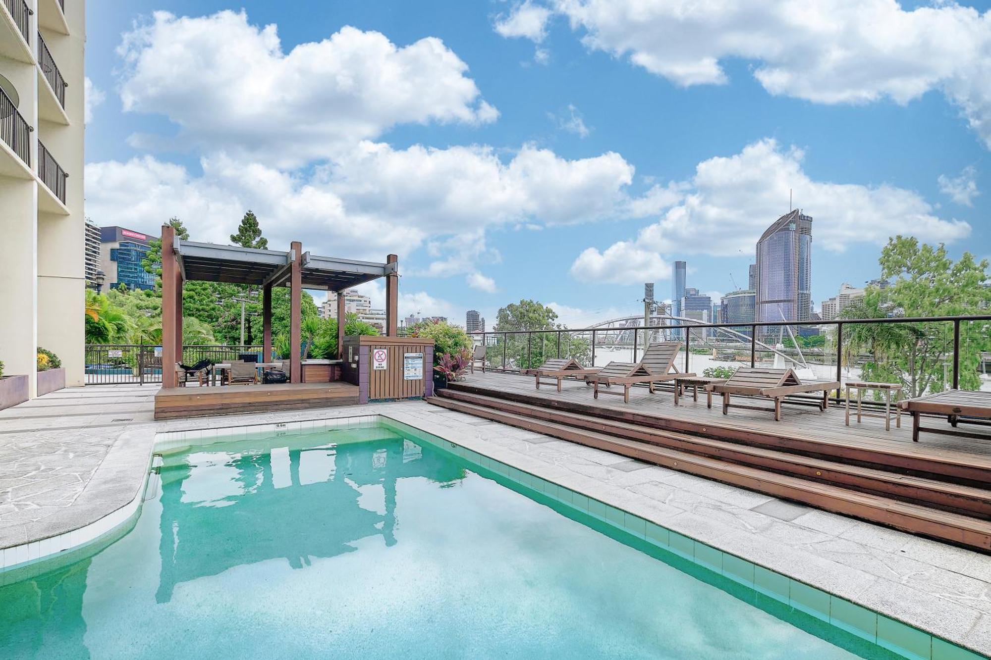 River Plaza Apartments Brisbane Southbank מראה חיצוני תמונה