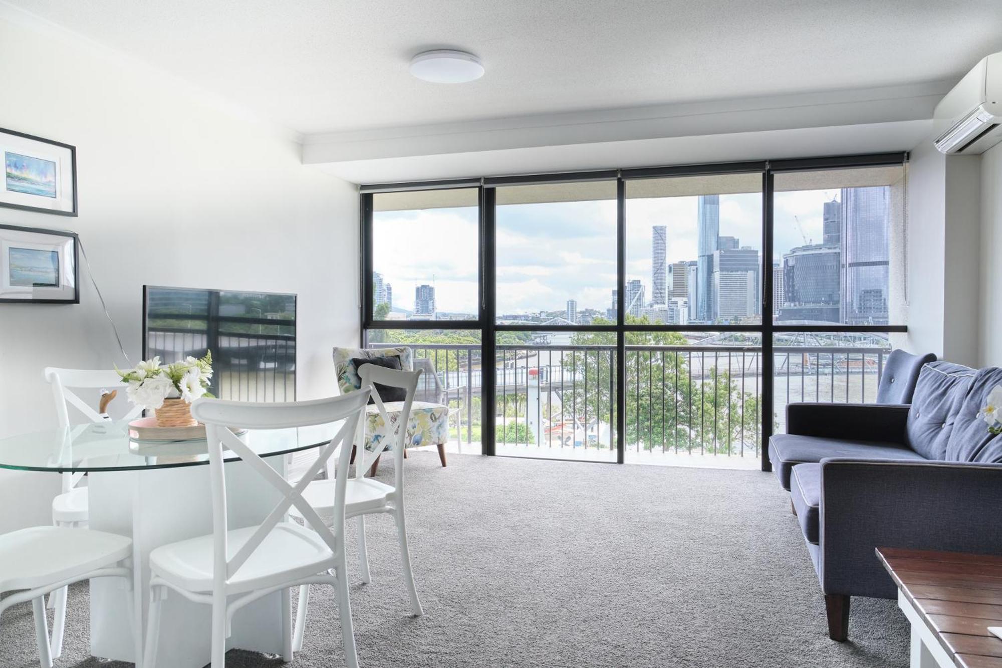 River Plaza Apartments Brisbane Southbank מראה חיצוני תמונה