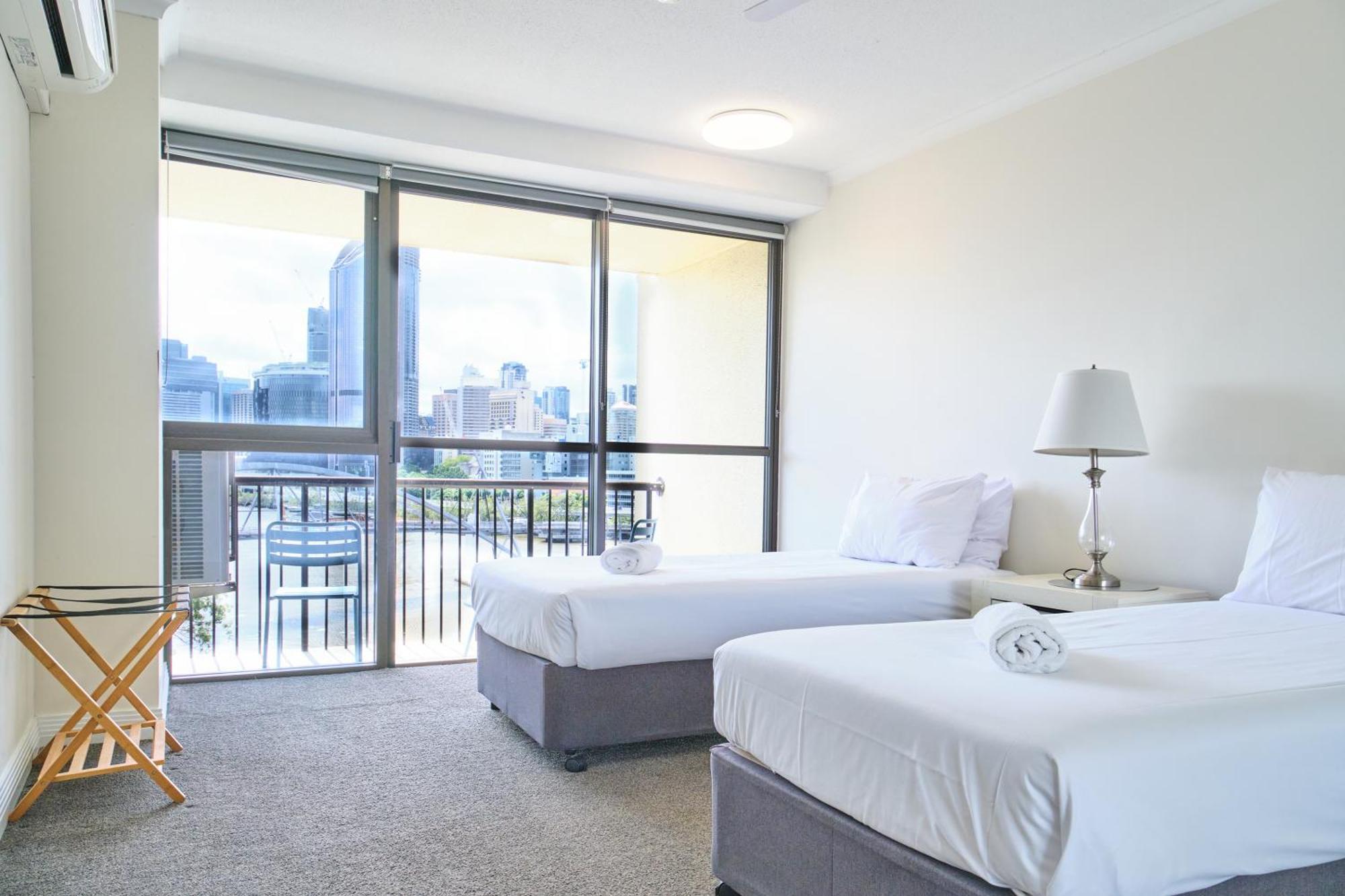 River Plaza Apartments Brisbane Southbank מראה חיצוני תמונה