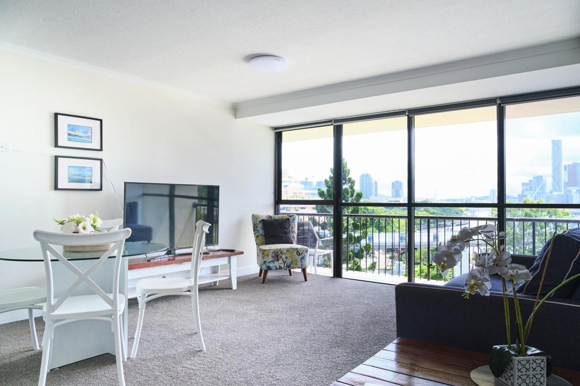 River Plaza Apartments Brisbane Southbank מראה חיצוני תמונה