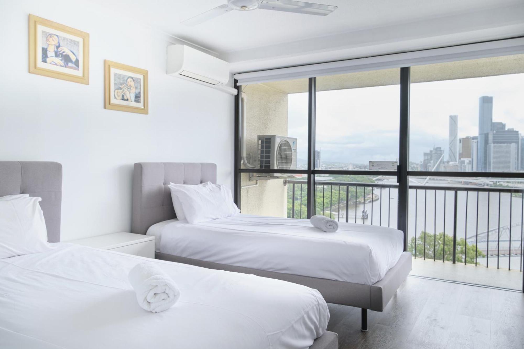 River Plaza Apartments Brisbane Southbank מראה חיצוני תמונה