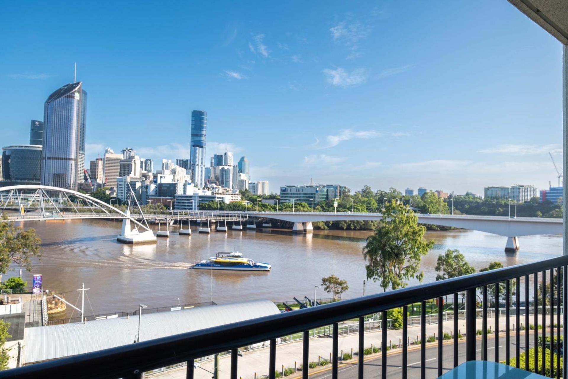 River Plaza Apartments Brisbane Southbank מראה חיצוני תמונה